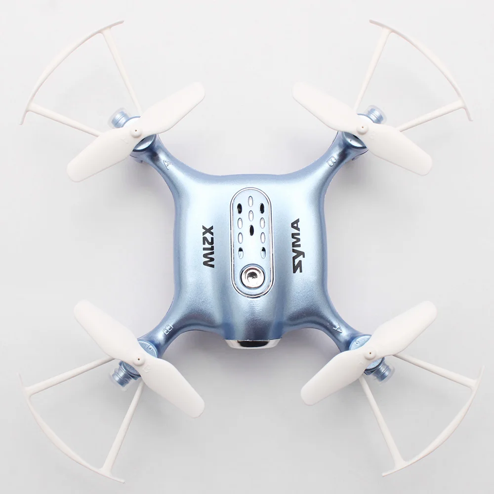 SYMA X21W мини Дрон с HD камерой wifi Вертолет FPV 2 4 ГГц 4CH осевой гироскоп режим удержания
