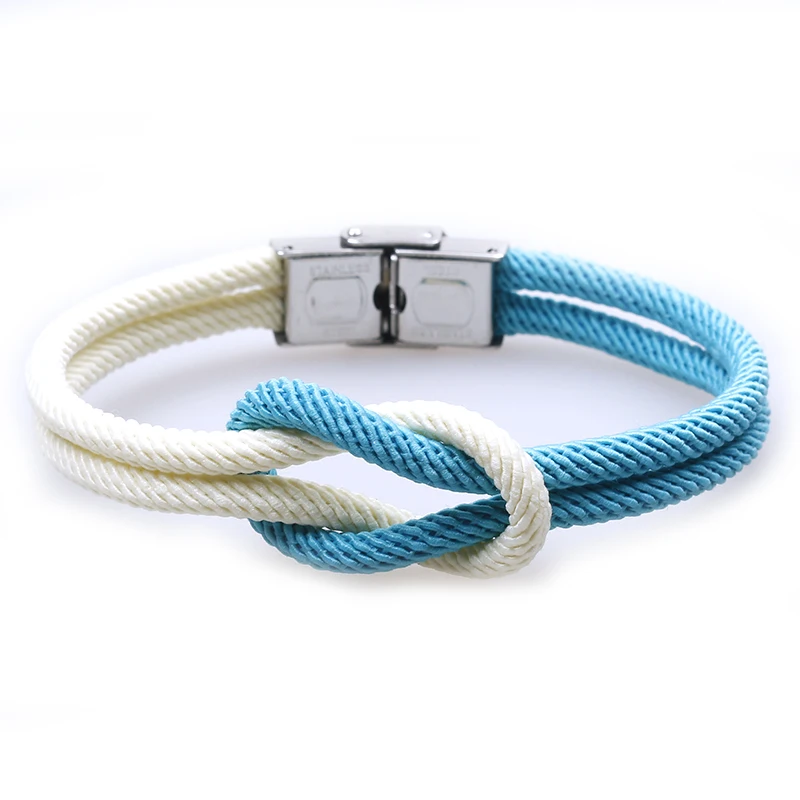 Новые очаровательные браслеты для женщин Pulseira Homme плетеные веревочные женские