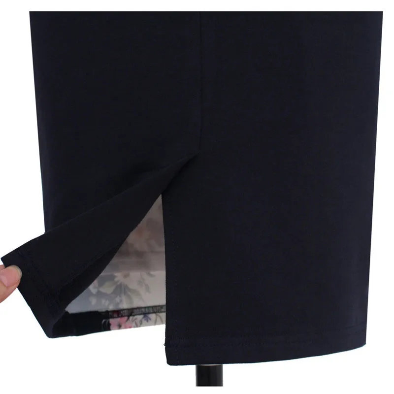 Женское платье карандаш без рукавов с цветочным принтом длиной до колена 2018|pencil