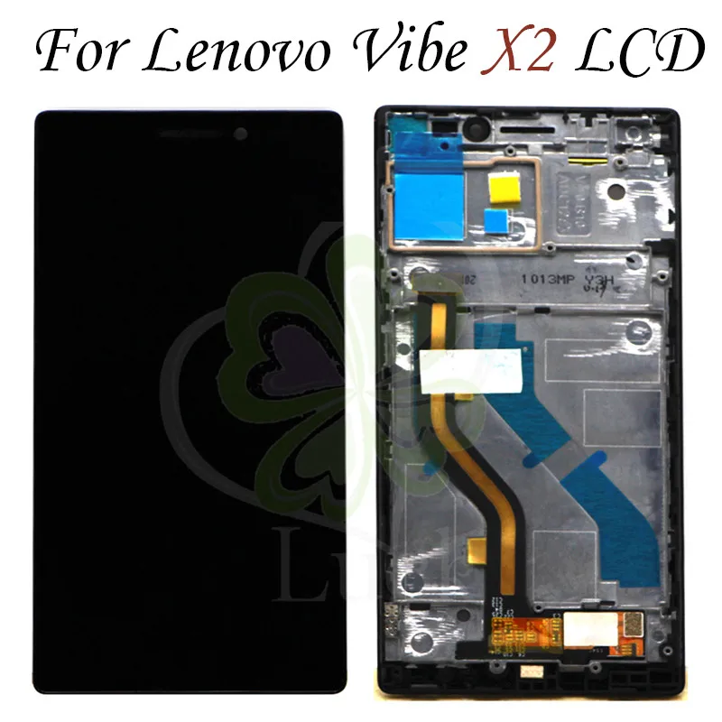 100% Протестированный ЖК-дисплей 1920x1080 для LENOVO Vibe X2 с сенсорным экраном и рамкой.