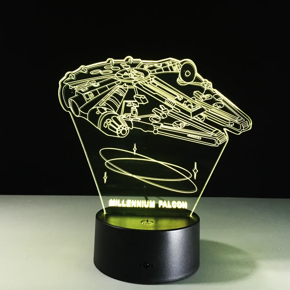 Новинка Usb Led 3d лампа Настенный светильник на батарейках акриловый ночник мини