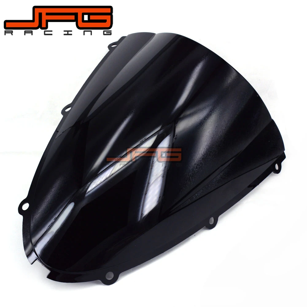 

Black Windscreen Windshield for Kawasaki ZX6R ZX-6R ZX 6R ZX636 2005-2008 2005 2006 2007 2008