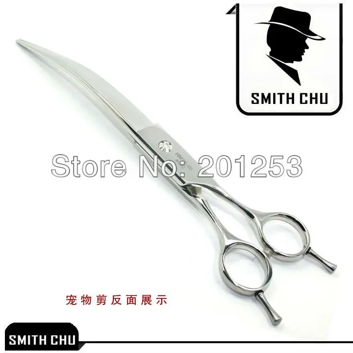 8 0 дюймовые ножницы для домашних животных стрижки собак Upwarp Clipper Japan 440C стальные