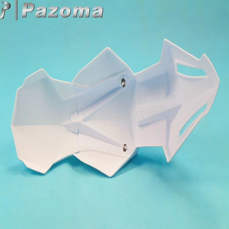 Белое универсальное пластиковое переднее крыло для эндуро брызговик Honda Yamaha Suzuki
