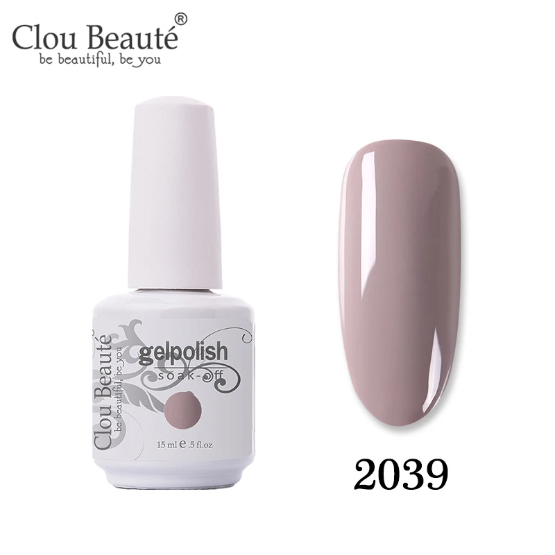 2039 Clou Beaute 131 цвет праймер гель лак замачиваемый УФ светодиодный Гель-лак для ногтей Полупостоянный Гель-лак Vernis набор УФ Гибридный гвоздь искусство - Цвет: 2039