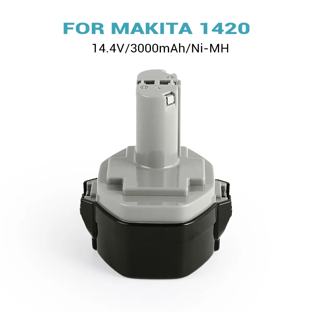 Eleoption 3000mAh 3.0Ah 14,4 V ni-mh аккумуляторная батарея для электроинструмента MAKITA 1420 1422 1433 1434 1435F 193158-3