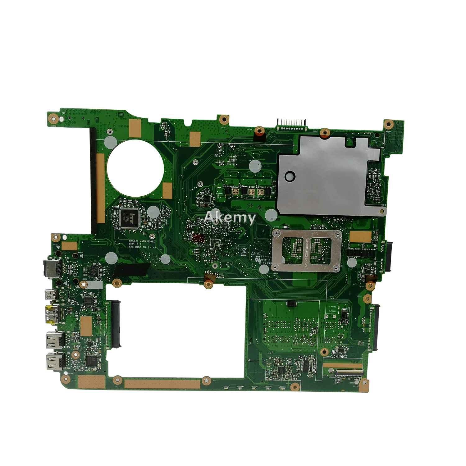 N751JX материнская плата для ноутбука Asus N751JK N751J тест оригинальная LVDS/EDP I7 4720HQ