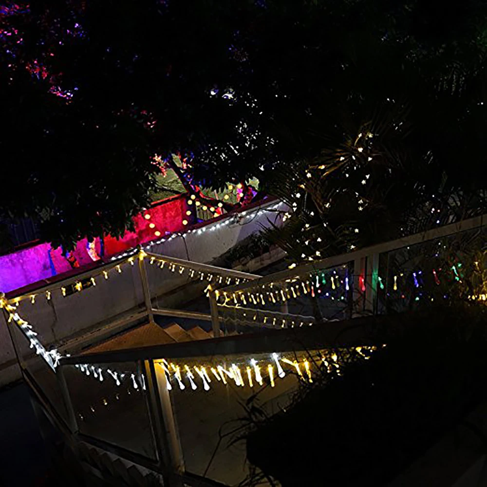 6 м 30LED Солнечный ламповый светильник, струнная капельная лампа, сказочный светильник для наружного сада, лужайки, солнечный светильник s