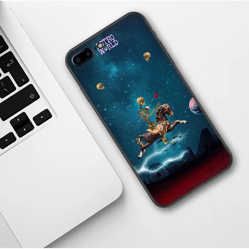 TPU Трэвиса Скотта ASTROWORLD TOUR плюшевый медведь желаю вам быть здесь мягкий чехол для телефона для iPhone X 5S 6 6S 7 8 Plus XR XS MAX XS 11 Pro Max - Цвет: TPU