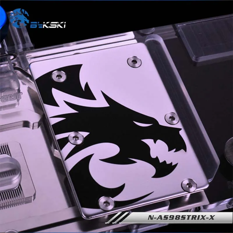 Водный блок Bykski N-AS98STRIX-X GPU для ASUS STRIX GTX980 GTX970 GTX780Ti GTX780 полностью закрывающая
