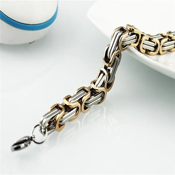 Высококачественная Нержавеющая Сталь Титана Стали Мужчины Отдыха Браслет