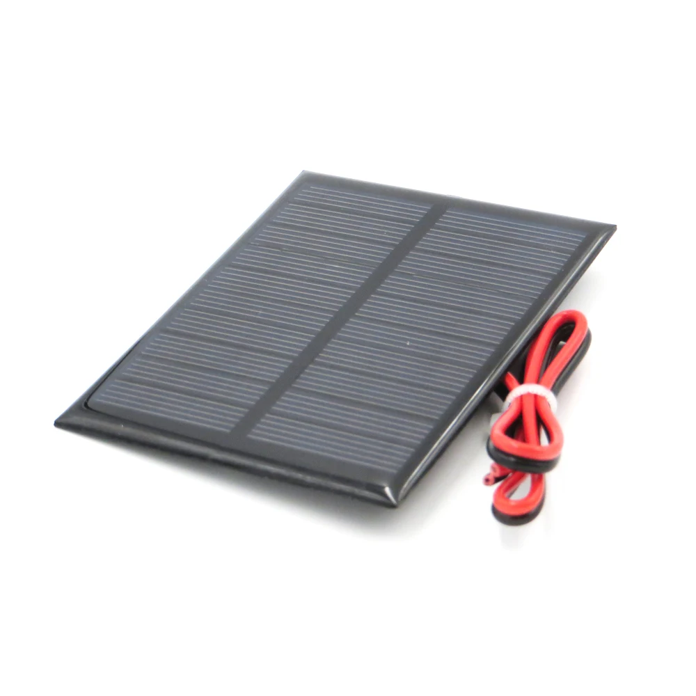 5 V 160mA 0 9 ватт продлить провода Панели солнечные поликристаллические кремниевые