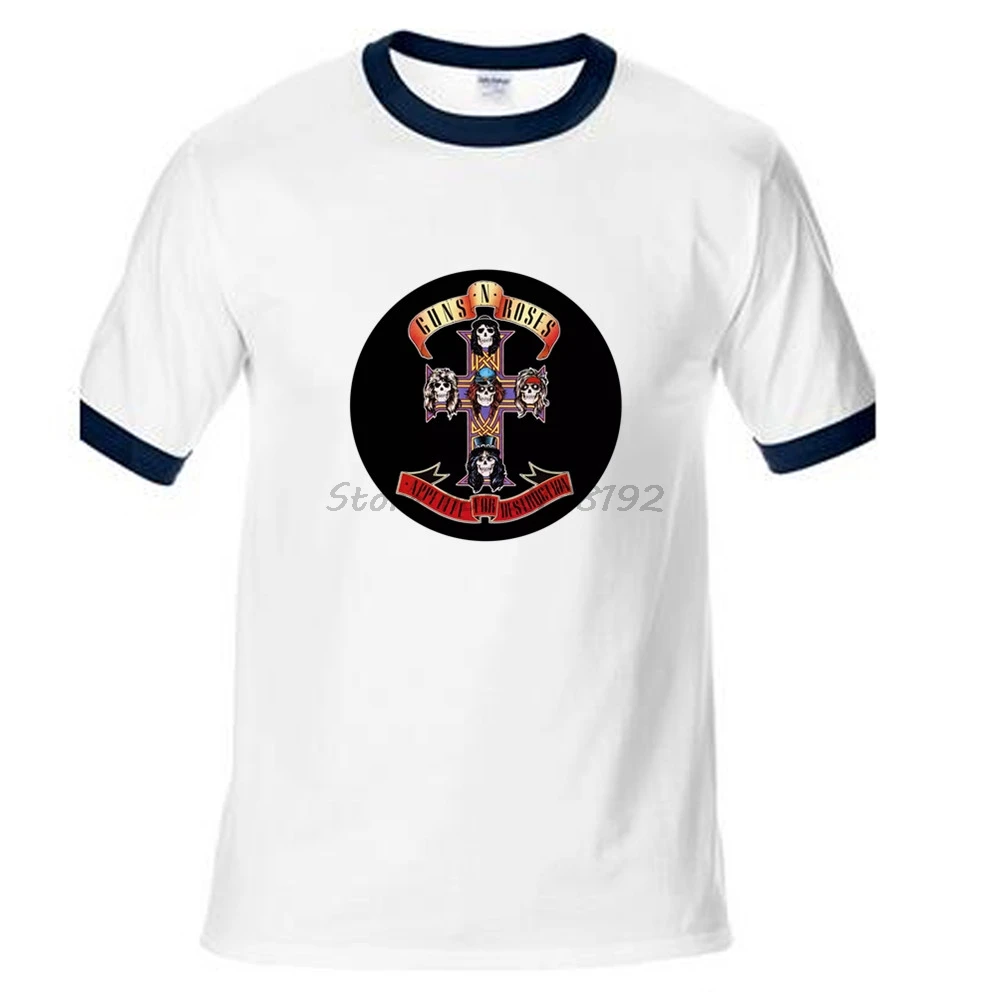 Мужская футболка Guns N Roses аппетит хлопковая брендовая модная мужская Футболка