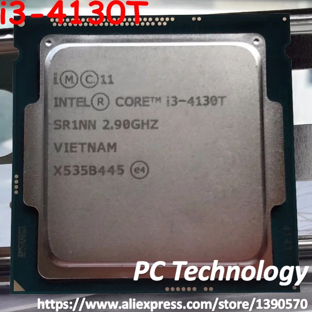 Оригинальный процессор Intel core i3-4130T SR1NN 2,90 ГГц 3M 35 Вт 22 нм LGA1150 i3 4130T двухъядерный процессор для настольного компьютера Бесплатная доставка