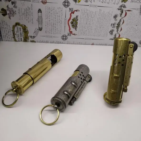 ZORRO керосиновая Зажигалка из чистой меди персонализированная Ретро креативная