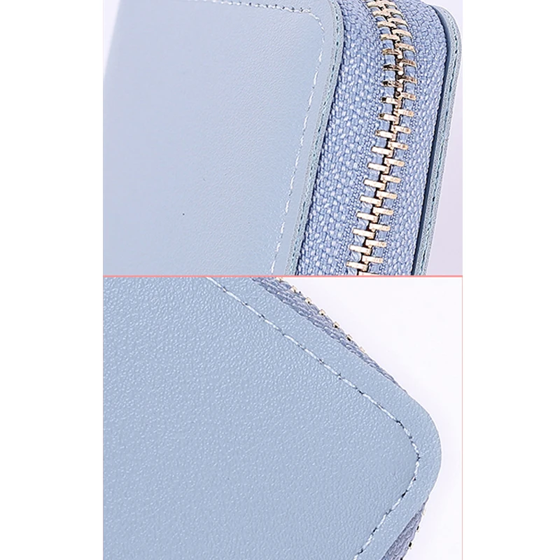 Женский кошелек конфетного цвета из искусственной кожи с новым рисунком