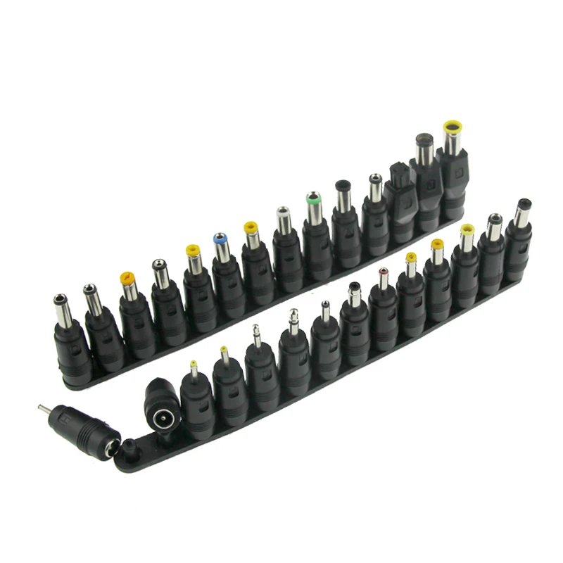 Универсальный 28 шт./компл. DC Power 5 5x2 1 мм Jack to Plug адаптер питания для ноутбука S288| |