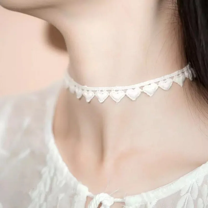 DoreenBeads Мода втулка чокер с подвеской зеленый лист Красный Черный Подвеска "Сердце" цепь романтические драгоценности для женщин подарок, 1 шт