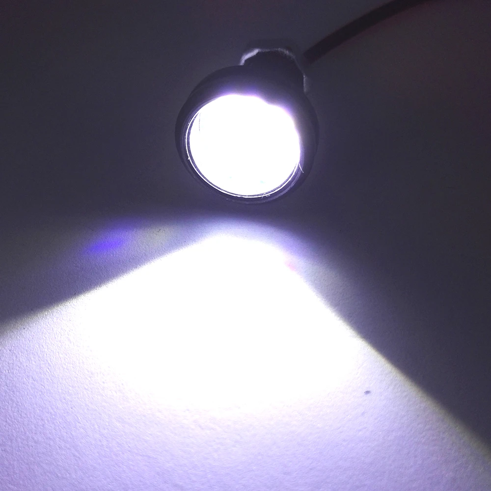 1 шт. 23 мм 3LED ДХО &quotОрлиный глаз&quot Дневной ходовой светильник заднего хода