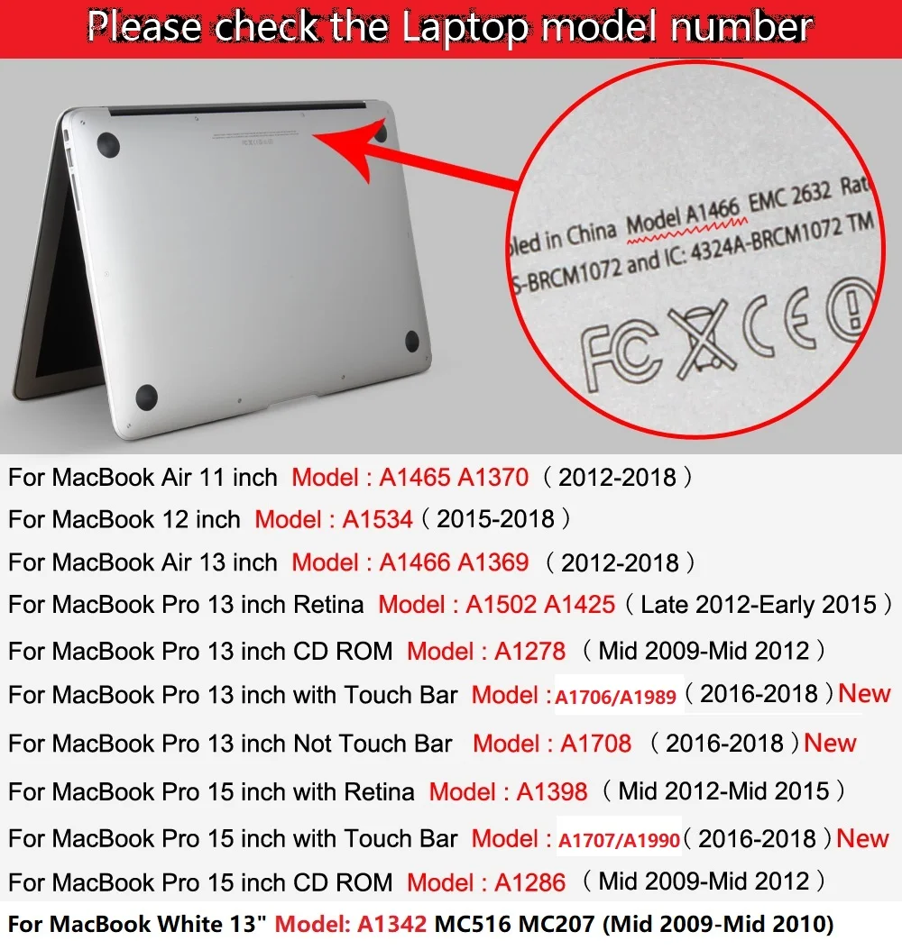 Новый чехол для ноутбука цветной MacBook Air Pro 11 13 15 дюймов 2018 выпуск A1707/A1990/A1706A1989