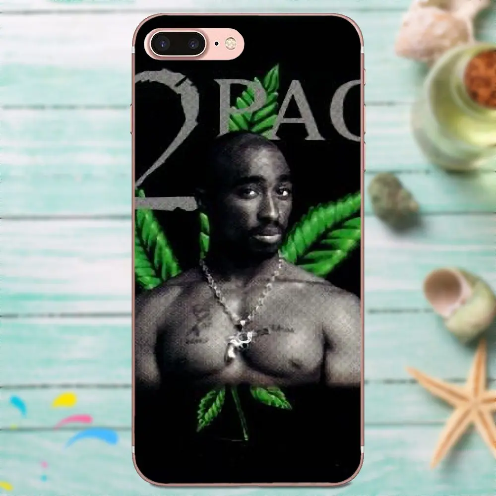 Hd Tupac Shakur 2pac для Apple iPhone 4 4S 5 5C 5S SE 6 6S 7 8 Plus X XS Max XR Мягкий ТПУ чехол мобильного