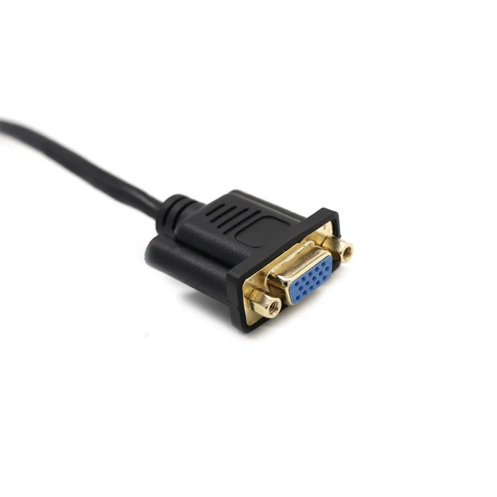 Удлинитель VGA Мама к локальной сети Cat5 Cat5e RJ45 Ethernet черный адаптер кабель заводская