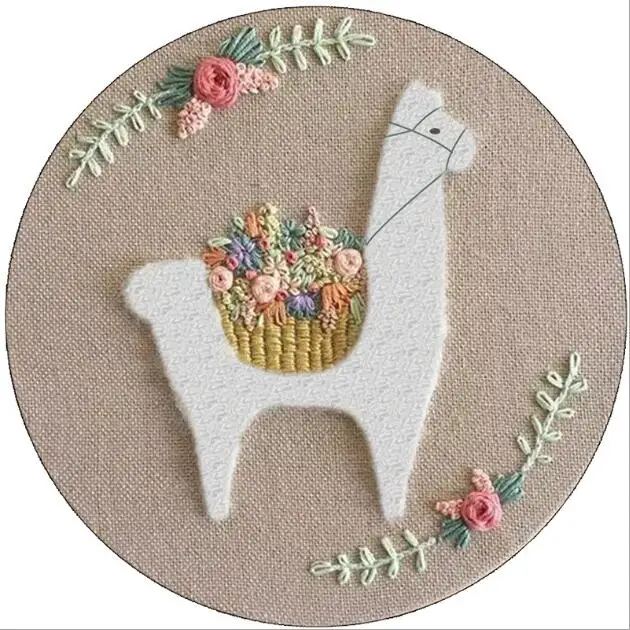 Набор для вышивки в европейском стиле простой трехмерный вышивания лентой 15 х15