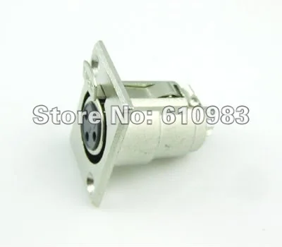 (5 шт./партия) оптовая продажа XLR баланс 3 контактный разъем микрофона типа панели |