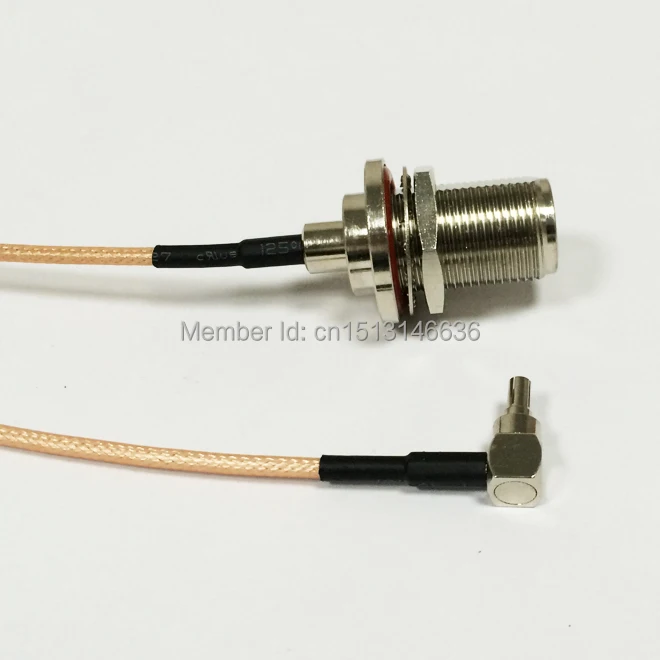 3g антенный кабель N гнездовой разъем К CRC9 прямоугольный RG316 Pigtail 15 см 6 дюймов