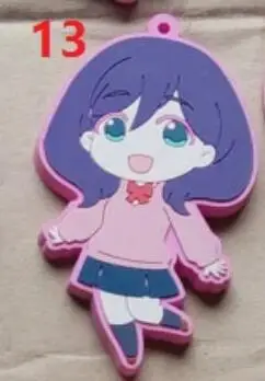 Pripara/довольно рай аниме брелок Manaka laala/минами Мирей/Ходзе SOPHY/Dorothy Запад/каучуковый ремешок /мобильный телефон прелести G693 - Цвет: 13