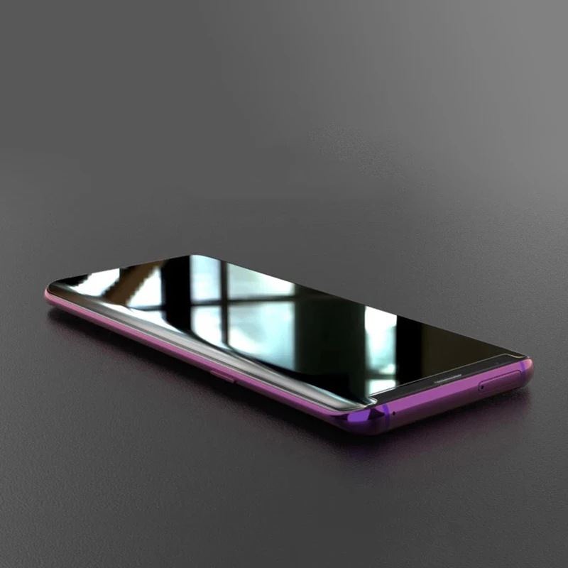 EXUNTON для samsung Galaxy S8, S9, S8plus, S9plus, 3D, УФ, жидкий, изогнутый, полный клей, чехол, дружественное закаленное стекло, Защитная пленка для экрана