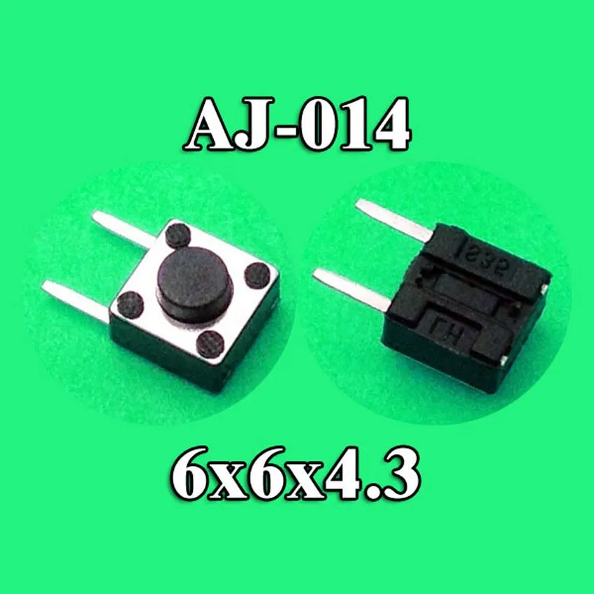 10 шт. 6X6X4.3 мм тактильная кнопка микро переключатель Мгновенный SMD|smd micro switch|smd push