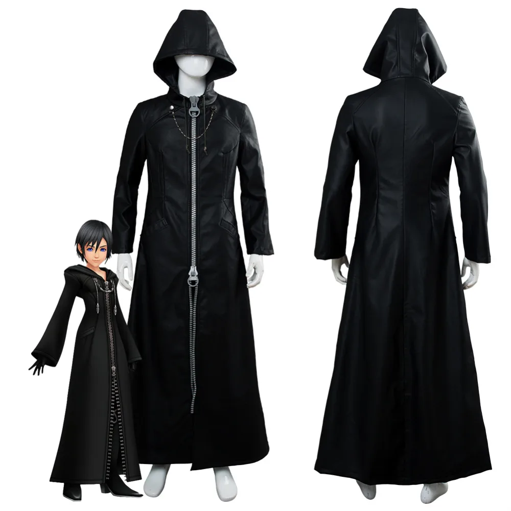

Kingdom Hearts III Cosplay Costume Outfit Organization Trench Coat Uniform Halloween Carnival Cosplay Costume