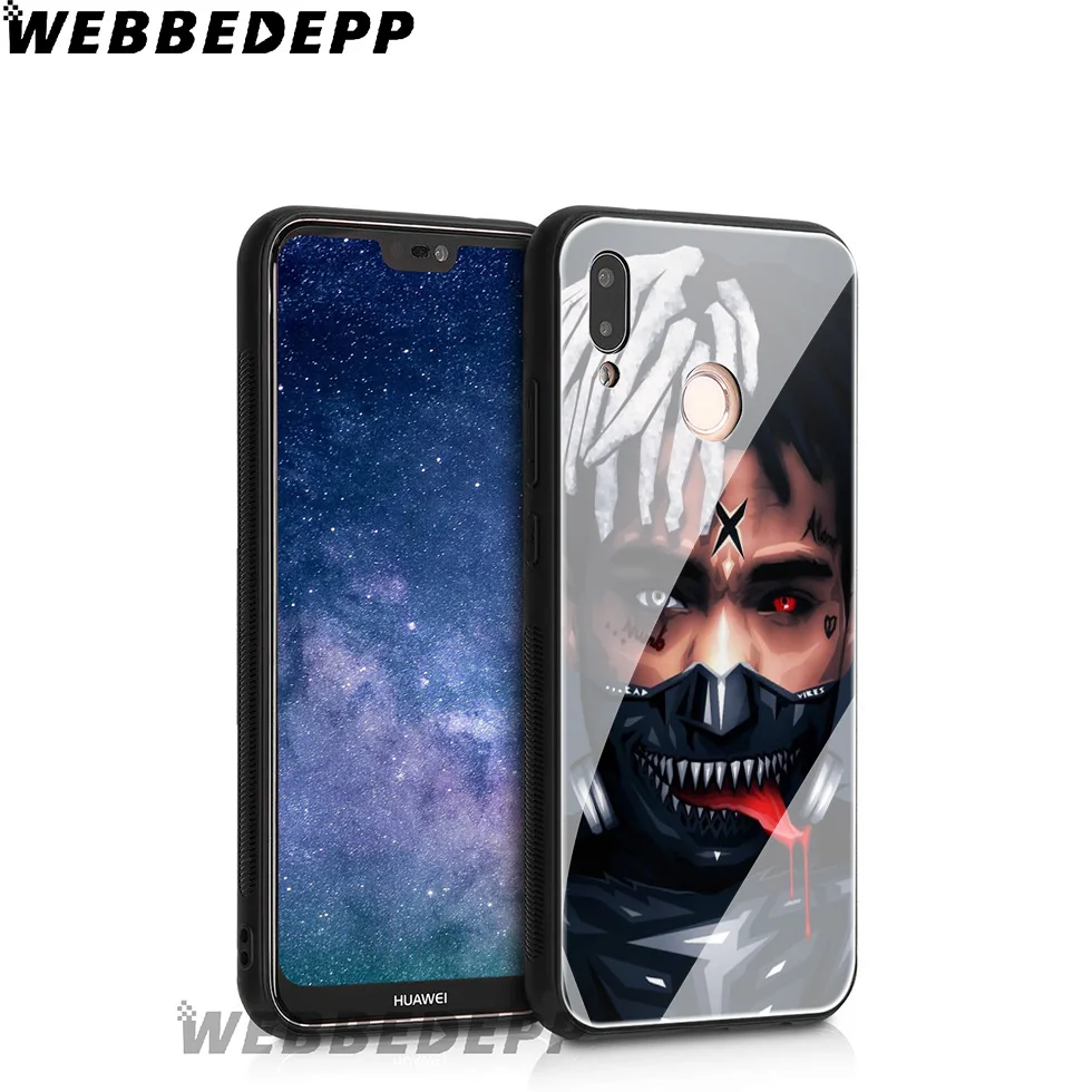 WEBBEDEPP Xxxtentacion Art чехол из закаленного стекла для Huawei Mate 20 P20 P10 P Smart 2019 2018 &amp Honor 10 9 8X 7A