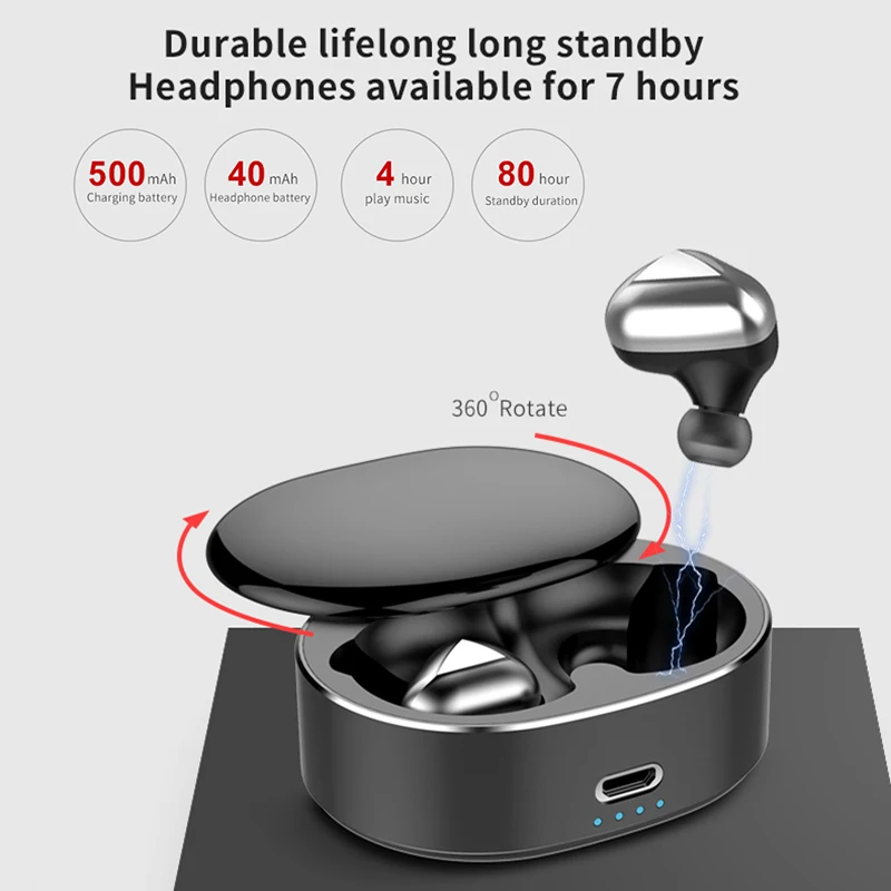 Беспроводные наушники TWS Наушники Hi Fi 6D стерео Bluetooth спортивные игровая гарнитура