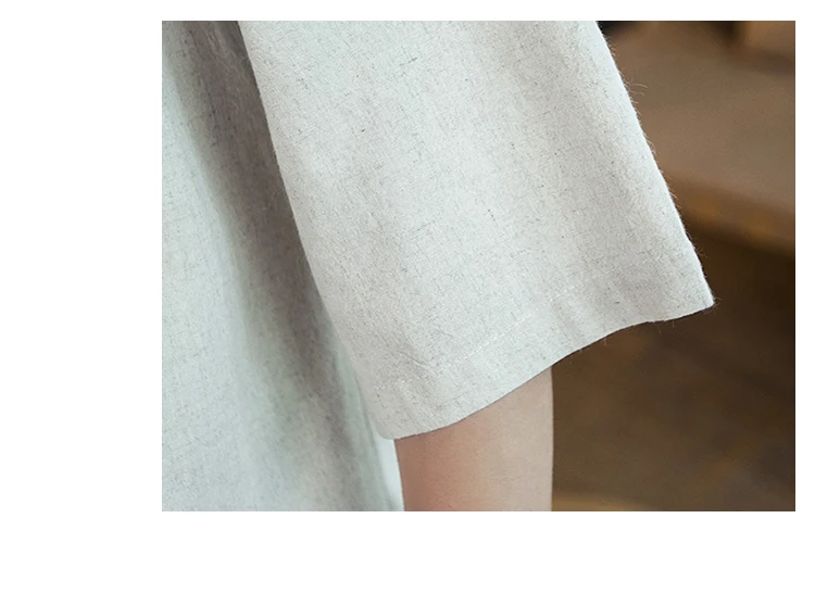 Новая летняя льняная хлопковая рубашка 2019 Мужская брендовая в китайском стиле с