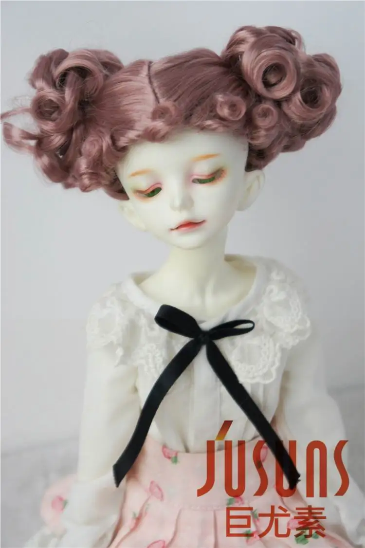 JD087 1/4 1/3 милые два пони мsd SD куклы Размер 7 8 дюймов 9 BJD парики синтетические