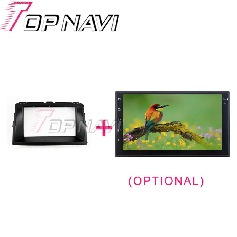 Topnavi 2 DIN качественное автомобильное радио фасция для Toyota Prado 2700 AutoStereo Interface Dash CD Trim
