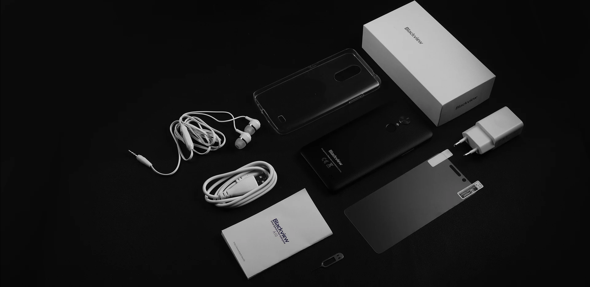Blackview A10 Android 7,0 3g смартфон MT6580A четырехъядерный 2 Гб ОЗУ 16 Гб ПЗУ 5 дюймов HD отпечаток пальца 8,0 МП задняя камера мобильный телефон