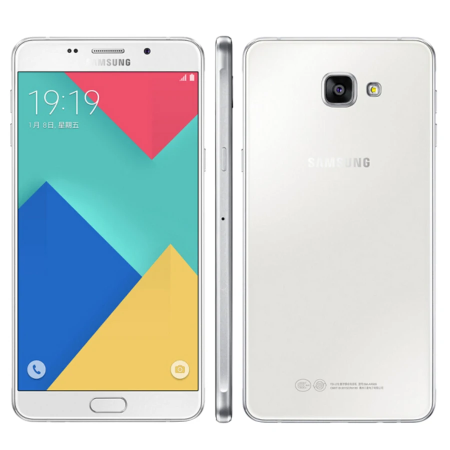 Мобильный телефон samsung Galaxy A9 A9000, 4G LTE, 6,0 дюймов, 3 ГБ ОЗУ, 32 Гб ПЗУ, Восьмиядерный процессор Snapdragon 652, Android, две sim-карты, смартфон