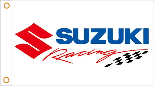 Флаг автомобиля Suzuki баннер 3ftx5ft полиэстер 02