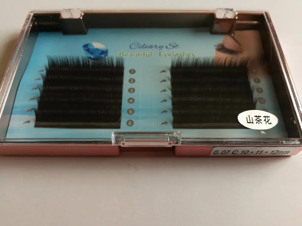 Ресницы 0 07 мм C Curl 10/11/12 Смешанная Длина объем наращивание ресниц полоса цветение
