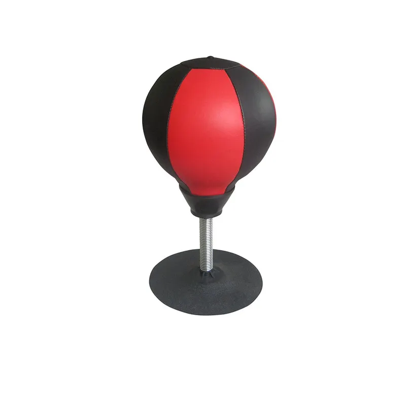 red and black Настольный боксерский мешок для снятия стресса, боксерский мешок для кикбоксинга, фитнес боксерский мешок, скоростные мячи для взрослые дети игрушки для дома и офиса - Цвет: red and black