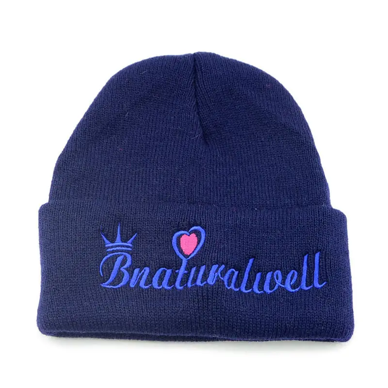 Bnaturalwell шапка для мальчиков и девочек Slouchie, Детские аксессуары, вязаная шапка унисекс, детская шапка, маленькая ручная работа, H025 - Цвет: H066 Navy
