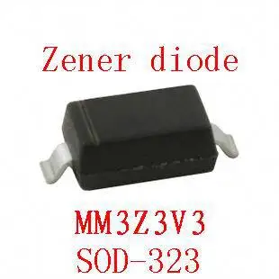 0805 smd Зенер диод sod-323 MM3Z3V3 100 шт | Электронные компоненты и принадлежности