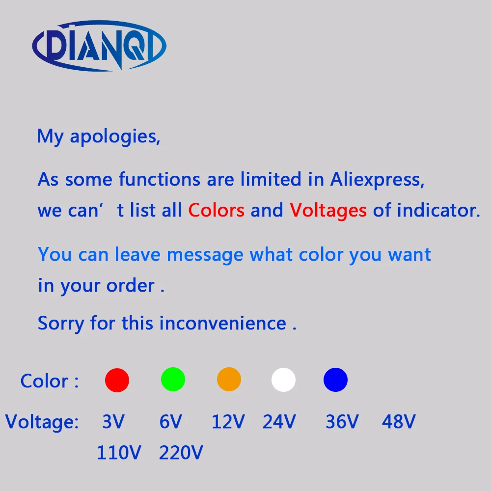 

LED Metal Indicator Signal power light 12mm waterproof 3V 6V 12V 24V 220v Screw terminal connect red yellow blue white 12ZSD.A.L