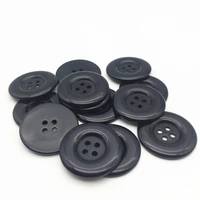 50pcs black 35mm 38mm resin round tire 4 holes buttons coat sweater baby button diy sewing accessories crafts embellishments