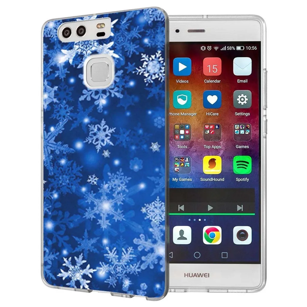 Case For Huawei P9 Lite(2016)/P8 Lite(2016) Art Rhinestone Painted Pattern Clear Soft TPU Silicone 0547 |