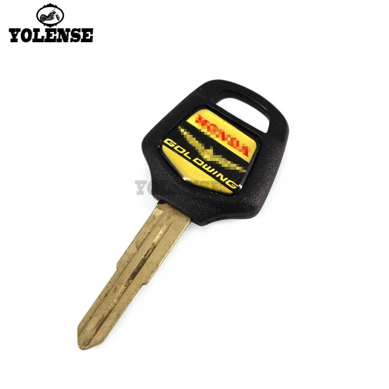 for honda 1800 goldwing gl1800 gl 1800 motorcycle accessories embryo blank keys can install chip motor bike moto part free global shipping