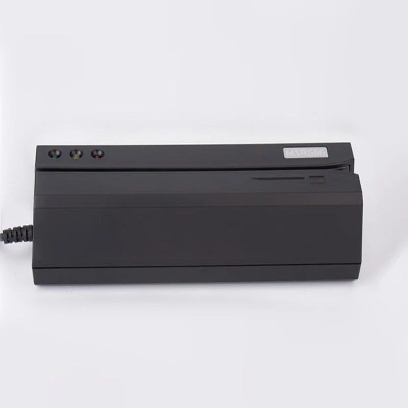 MSR606 Считыватель магнитных карт/писатель энкодер салфетки USB интерфейс черный